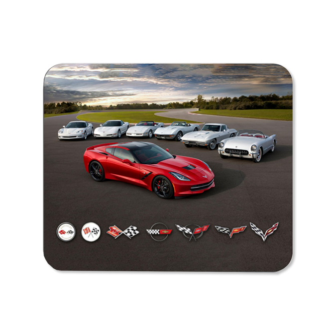 Corvette Generations C1-C7 Mouse Pad – Chevy Collection