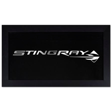 Framed Stingray Mirror Black