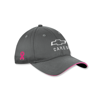 Making Strides Chevrolet Cares Gray and Pink Hat