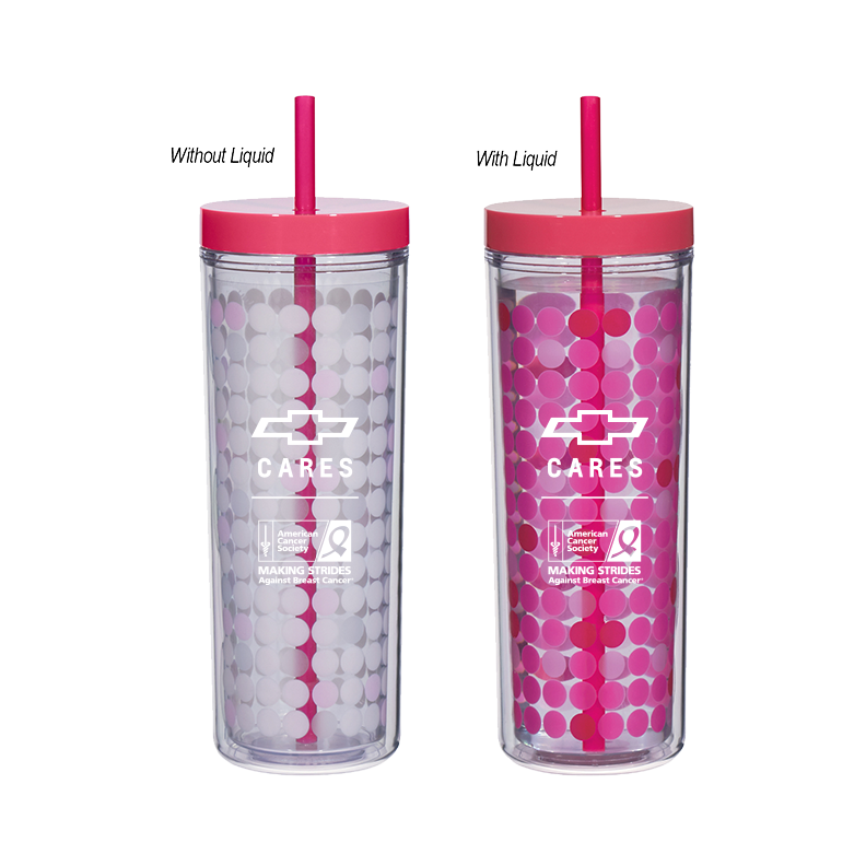 Chevy Pink Color Change Tumbler
