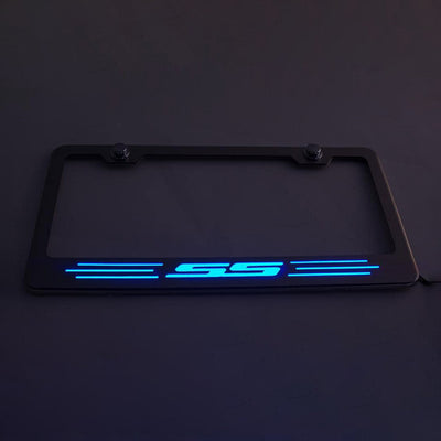 Camaro SS - License Plate Frame for Camaro with SS Lettering - LED