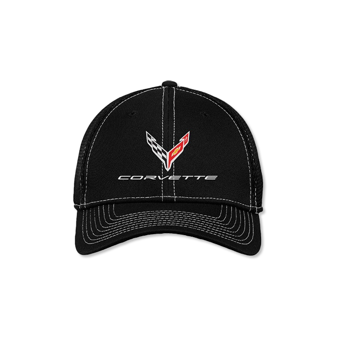 C8 Corvette New Era Stretch-Mesh Hat