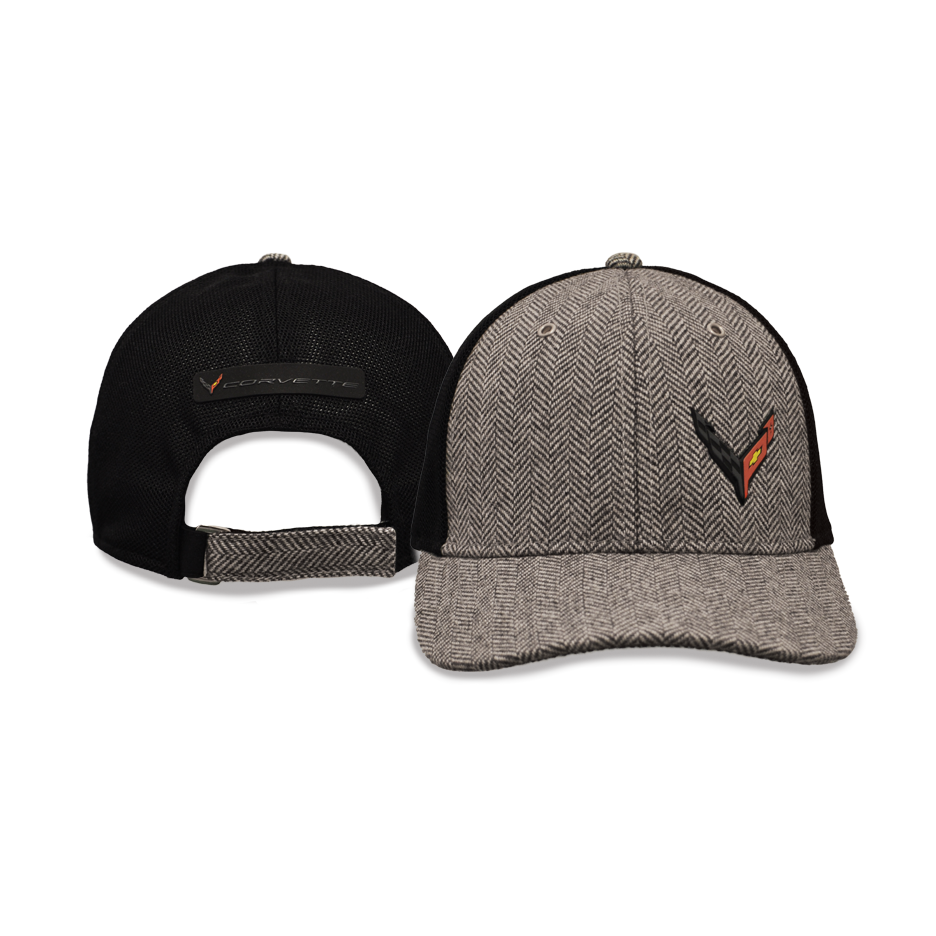 Corvette Racing Herringbone Wool Velcro Sonic Weld Hat