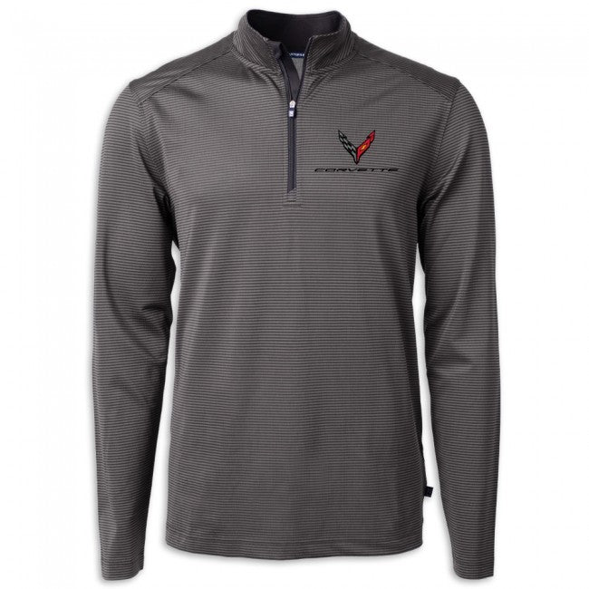 Corvette C8 Micro Stripe Quarter-Zip