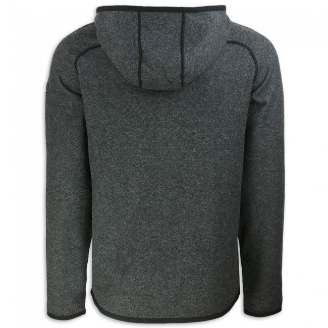 Corvette C8 Charcoal Cutter & Buck Hooded Fleece