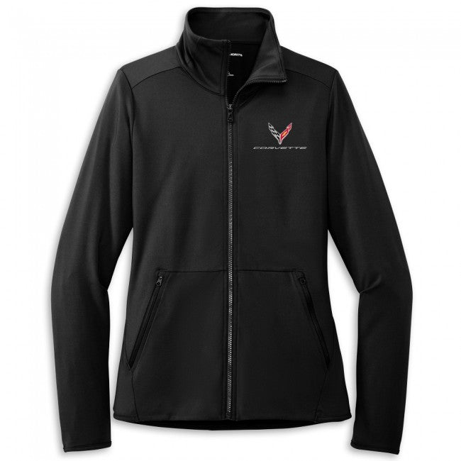 Corvette C8 Women's Stretch Full-Zip Fleece