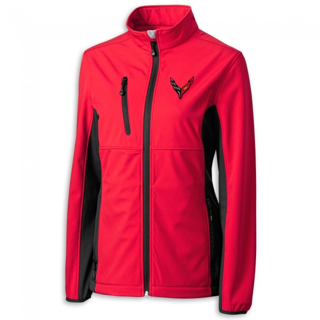 Corvette C8 Women's Stretch Softshell Jacket