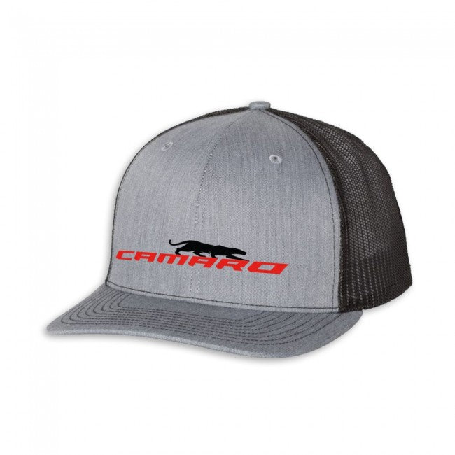Camaro Panther Gray Trucker Hat
