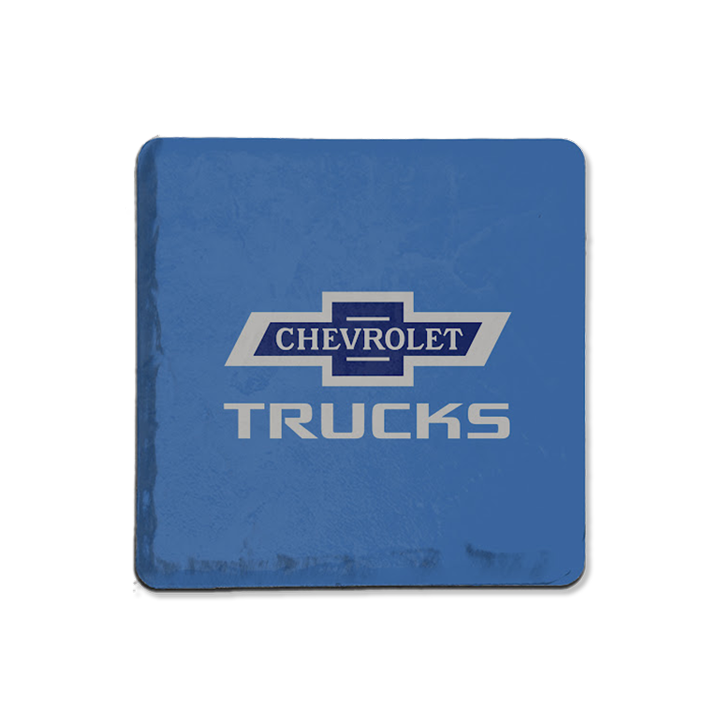 Chevy Trucks 100 Blue Stone Coaster