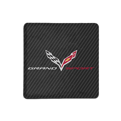 Corvette Grand Sport Carbon Fiber Tile Coaster