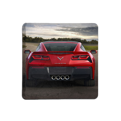 Corvette Red Stone Tile Coaster